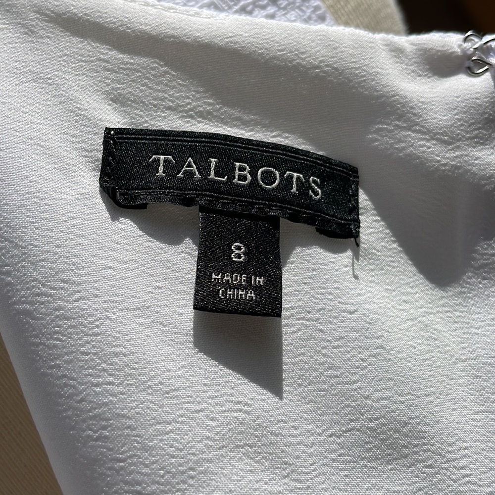 Talbots Textured Colorblock Sheath Dress - Picture 11 of 12